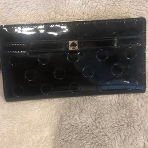 Kate Spade Black patent leather wallet